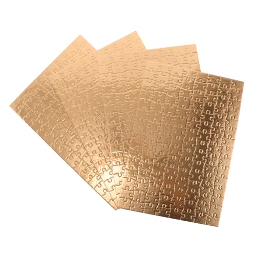 ifundom 4 Sätze Blank Puzzle Pieces Gold Rim Teile Jigsaw für DIY Kunst Handwerk Sublimation Lernspielzeug zur Feinmotorik Kreativität Malspaß ifundom 4 Sätze Blank Puzzle Pieces Gold Rim Teile Jigsaw für DIY Kunst Handwerk Sublimation Lernspielzeug zur Feinmotorik Kreativität Malspaß von ifundom