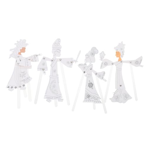 ifundom 4 Sätze DIY-Material-kit Schattenpuppenspiel Montagespielzeug Leistungsstütze Freizeitspielzeug Für Schattenpuppenspiel Bausatz Selber Machen Bausatz Papier ifundom 4 Sätze DIY-Material-kit Schattenpuppenspiel Montagespielzeug Leistungsstütze Freizeitspielzeug Für Schattenpuppenspiel Bausatz Selber Machen Bausatz Papier von ifundom