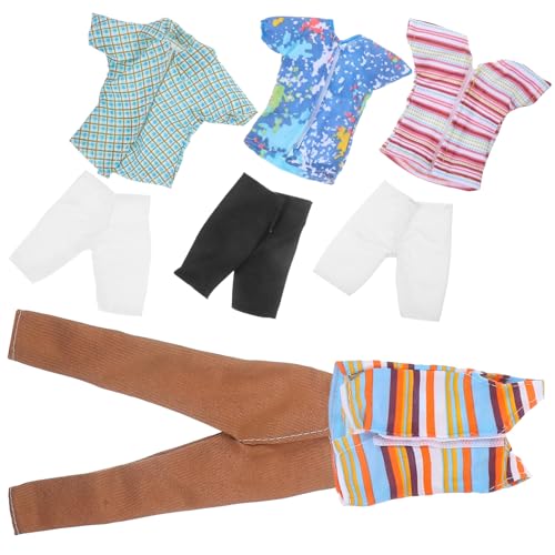 ifundom 4 Sets Puppen Herrenkleidung Puppenkleidung Mädchen Accessoires Kostüme Kleine Babypuppen Kinderkleidung Outfits Für Mädchen Modepuppen Jungen Outfits Jungenkleidung von ifundom
