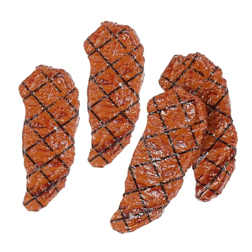 ifundom 4 Stck. Ministeak Gefälschtes Essen Künstlich Requisiten Für Gefälschte Steaks Fälschung Gekocht Spielzeugnahrung Realistisches Fleisch Mini -lebensmittelspielzeug Mini-Steak PVC ifundom 4 Stck. Ministeak Gefälschtes Essen Künstlich Requisiten Für Gefälschte Steaks Fälschung Gekocht Spielzeugnahrung Realistisches Fleisch Mini -lebensmittelspielzeug Mini-Steak PVC von ifundom