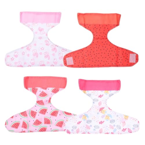 ifundom 4 Stück 18 Zoll Puppenwindeln Unterwäsche Wiederverwendbarer Waschbarer Stoff Wassermelonen Tiermuster Unterhose Babyspielzeug Rollenspielzubehör Für Mädchen Sommeroutfit ifundom 4 Stück 18 Zoll Puppenwindeln Unterwäsche Wiederverwendbarer Waschbarer Stoff Wassermelonen Tiermuster Unterhose Babyspielzeug Rollenspielzubehör Für Mädchen Sommeroutfit von ifundom