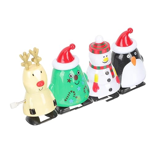 ifundom 4 Stück Aufzieh Party für kinderspielzeug Weihnachts oblaten weihnachtdeko Figuren Stuffer Cartoon-Aufziehspielzeug neuartige Laufspielzeuge Plastik ifundom 4 Stück Aufzieh Party für kinderspielzeug Weihnachts oblaten weihnachtdeko Figuren Stuffer Cartoon-Aufziehspielzeug neuartige Laufspielzeuge Plastik von ifundom
