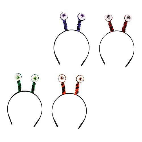 ifundom 4 Stück Augapfel-Haar-Accessoires Halloween-Fledermaus-Stirnband Alien-Kostümzubehör halloween kopfschmuck halloween kopfbedeckung Kopfschmuck für Halloween-Partys Augen Kopfband ifundom 4 Stück Augapfel-Haar-Accessoires Halloween-Fledermaus-Stirnband Alien-Kostümzubehör halloween kopfschmuck halloween kopfbedeckung Kopfschmuck für Halloween-Partys Augen Kopfband von ifundom