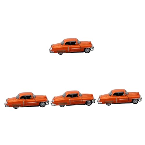 ifundom 4 Stück Automodell Aus Automodell Von 1950 Spielzeug Für Kinder Auto Handwerk Autoregal-dekor Sammlerstück Puppenhaus Bausätze Kleinkind Ornamente von ifundom