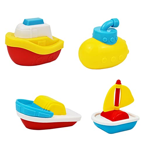 4 Stück Badespielzeug für Kinder Strandspielzeug für Kinder Babywanne Spielzeuge Badespielzeug für Kleinkinder Pool-Wasserspielzeug Badewanne Spielzeug Wasserbad Babywasser Plastik von ifundom