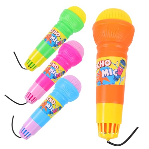 ifundom 4 Stück Echo mikrofon Echo- Karaoke Kinderspielzeug simuliertes Echo-Mikrofon- Kindermikrofonmodell gefälschtes Mikrofon Plastik ifundom 4 Stück Echo mikrofon Echo- Karaoke Kinderspielzeug simuliertes Echo-Mikrofon- Kindermikrofonmodell gefälschtes Mikrofon Plastik von ifundom