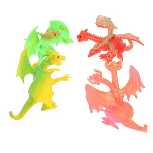 ifundom 4 Stück Flying Dragon Model kleine Drachenfiguren Drachen-Actionfiguren Drachenspielzeug im chinesischen Stil Drachenverzierung Modelle Plastik ifundom 4 Stück Flying Dragon Model kleine Drachenfiguren Drachen-Actionfiguren Drachenspielzeug im chinesischen Stil Drachenverzierung Modelle Plastik von ifundom