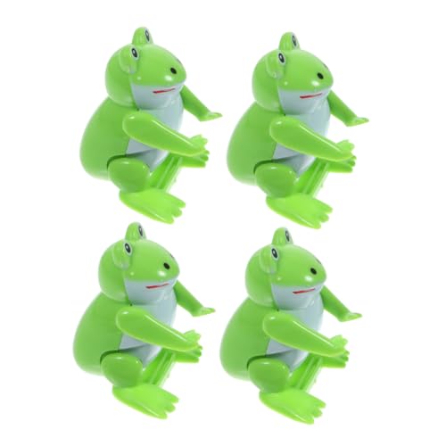 ifundom Sammlerstück Aufzieh-froschspielzeug 4 Stück Miniatur-froschfiguren Spielzeug Froschspiele Für Kinder Partydekorationen von ifundom