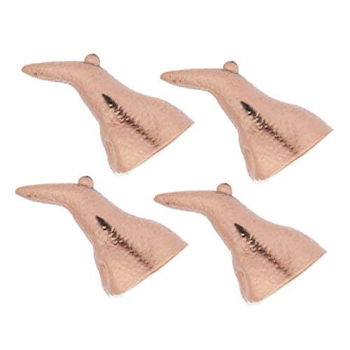 ifundom 4 Stück Hexennase Dekorationen Halloween-Accessoires Halloween Gruselige Hexenmaske Vampir Nase Kostüm Maskerade-Maske Für Frauen Halloween -Masken Horror-Hasen-Maske Gummi Beige von ifundom