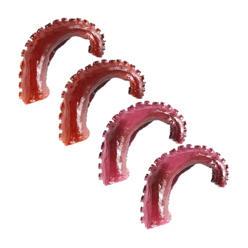 ifundom 4 Stück Hochsimulierte Oktopus-tentakel Aus Künstlichem Kunststoff, Oktopus-Beine, Dekore, Künstliche Meeresfrüchte-Requisiten von ifundom