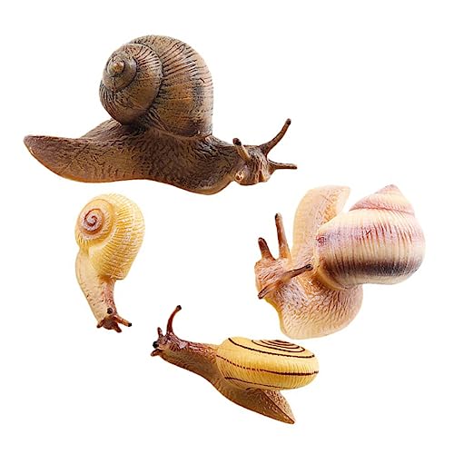 ifundom Realistische Schnecken-ornamentmodelle 4 Stück Lernspielzeug Für Jungen Und Mädchen Tiere Lernen Montessori-zählen Kuchenaufsatz Für Jungen Und Mädchen ifundom Realistische Schnecken-ornamentmodelle 4 Stück Lernspielzeug Für Jungen Und Mädchen Tiere Lernen Montessori-zählen Kuchenaufsatz Für Jungen Und Mädchen von ifundom