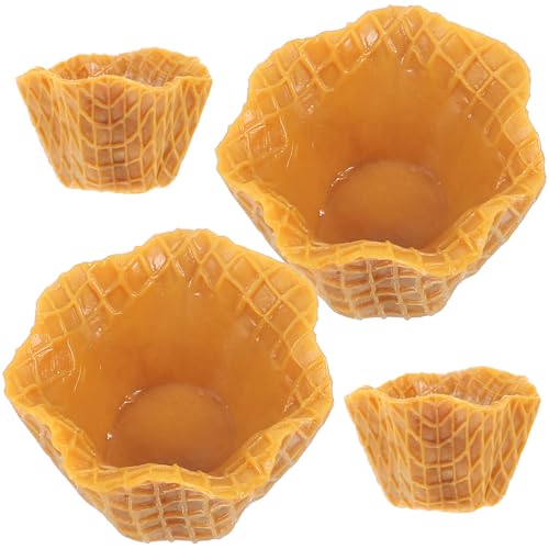 ifundom Künstliche Cupcake-Liner-Modelle – 4 Stück Simulations-kuchentablett Für Heim- Und Ladendekoration ifundom Künstliche Cupcake-Liner-Modelle – 4 Stück Simulations-kuchentablett Für Heim- Und Ladendekoration von ifundom
