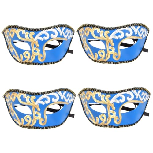 ifundom 4 Stück Maske Männer Dekor aus der griechischen Mythologie Halloween Outfit dekorativ Streich Spielzeug Festival-Accessoire Cosplay bilden Zubehör Requisiten Mann schmücken Plastik von ifundom