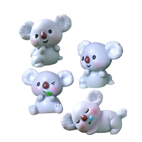 ifundom 4 Stück Mikro Landschaft Koala Figuren Miniatur-Koala-Schmuck Mini-Koala-Skulptur Micro Landschaft Dekoration Hochwertige Koala-Statue Miniatur-Tierdekor Mini-Koala-Figur Harz Grey ifundom 4 Stück Mikro Landschaft Koala Figuren Miniatur-Koala-Schmuck Mini-Koala-Skulptur Micro Landschaft Dekoration Hochwertige Koala-Statue Miniatur-Tierdekor Mini-Koala-Figur Harz Grey von ifundom