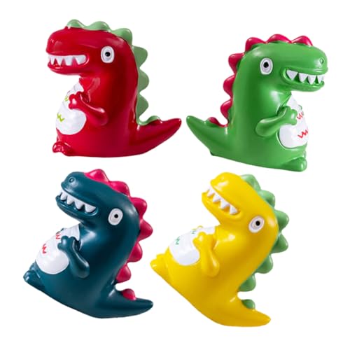 ifundom Mini-dinosauriermodelle – Harzdekoration 4-teiliges Realistisches Ornamentset von ifundom