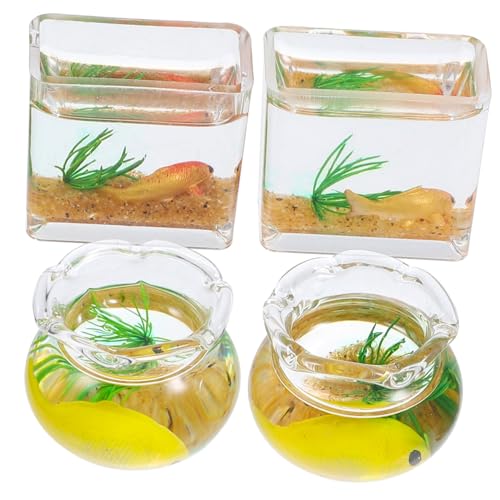 ifundom 4 Stück Mini-Glas-koi Mini-Weihnachtsbaum Container Neujahrsfenster Schnitzen Tischbäume Sackleinen Glyzinien Der Draht Auge Für Fest Lesezeichen Zellophan Mini- Plüsch Zu ifundom 4 Stück Mini-Glas-koi Mini-Weihnachtsbaum Container Neujahrsfenster Schnitzen Tischbäume Sackleinen Glyzinien Der Draht Auge Für Fest Lesezeichen Zellophan Mini- Plüsch Zu von ifundom