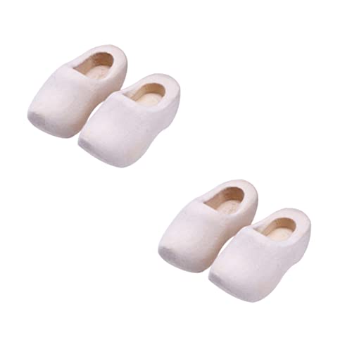 ifundom 4 Stück Mini Holländische Holzschuhe Unbemalte Mini Mini-schuhkollektion Hausschuhe Miniatur Mini-fingerschuhe Mini-high-Heel-Schuhe Mini-Turnschuhe Modell Holzschuhe ifundom 4 Stück Mini Holländische Holzschuhe Unbemalte Mini Mini-schuhkollektion Hausschuhe Miniatur Mini-fingerschuhe Mini-high-Heel-Schuhe Mini-Turnschuhe Modell Holzschuhe von ifundom
