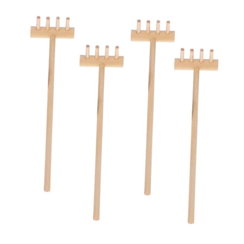 ifundom Mini-rechen Für Sandkästen 4-teiliges Miniatur-gartenrechen-Set Aus Holz Sandtisch Spielzeug Schreibtisch Gartengeräte Vielseitig Einsetzbar Langlebiges Handwerk ifundom Mini-rechen Für Sandkästen 4-teiliges Miniatur-gartenrechen-Set Aus Holz Sandtisch Spielzeug Schreibtisch Gartengeräte Vielseitig Einsetzbar Langlebiges Handwerk von ifundom