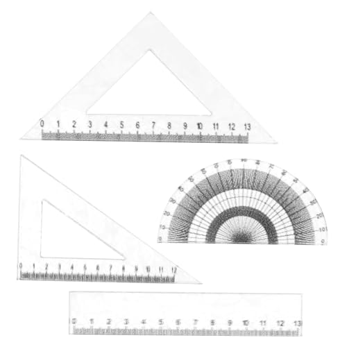ifundom 4 Stück Miniatur Lineal Aus Kunststoff Puppe Miniatur Lineal Miniatur Lineale Mini Lineal Miniatur Lineal Im Maßstab Miniatur Lineal Modell Mini Lineal Mini von ifundom
