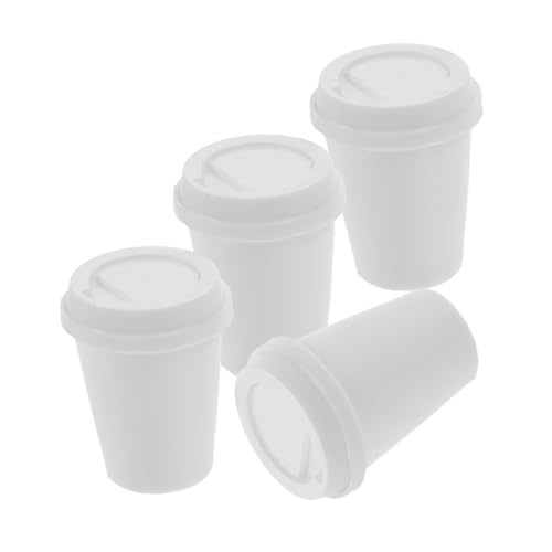 ifundom 4 Stück Miniatur-kaffeetassen, Puppenhäuser, Espressotassen Zum Mitnehmen, Requisiten, Niedliche Kleine Plastikbecher Für Espresso Für Miniaturszenen Und Kunsthandwerk ifundom 4 Stück Miniatur-kaffeetassen, Puppenhäuser, Espressotassen Zum Mitnehmen, Requisiten, Niedliche Kleine Plastikbecher Für Espresso Für Miniaturszenen Und Kunsthandwerk von ifundom
