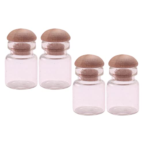 ifundom Mini-glasflasche Mini-hausdekor Maßstab 112 Miniatur-mini-hauszubehör Miniatur-Outdoor-Werkzeuge Miniatur-hausornament Mini-Flasche Puppenhaus-Layout Szenendekor von ifundom