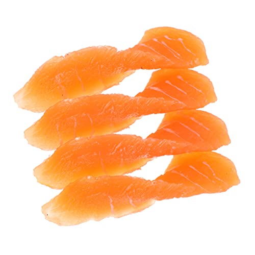 ifundom 4 Stück Modell Lachsfilet Lebensartiger Lachs realistisches Fischfleisch Filets Zeigen Modell Falsches Essen für Lebensmittel falsches Fleisch PVC ifundom 4 Stück Modell Lachsfilet Lebensartiger Lachs realistisches Fischfleisch Filets Zeigen Modell Falsches Essen für Lebensmittel falsches Fleisch PVC von ifundom
