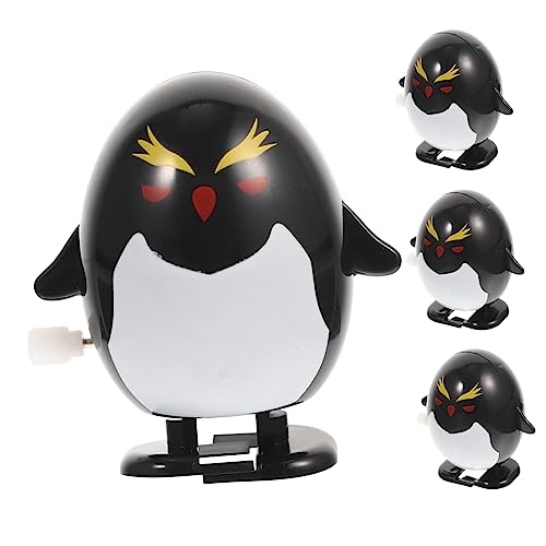 ifundom 4 Stück Pinguin- Vintage - Spiele künstliche Behälter Mini-Kit adventsgeschenke funnytoys Desktop- zum Aufziehen lustige Aufziehspielzeuge Plastik von ifundom