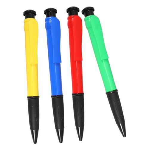 ifundom 4 Stück Riesenkugelschreiber Malvorlagen Artikel Kugelperlenstift Umhängetasche Für Riesiger Runder Perlenstift Kleine Spieße Polierte Papierfarbe Nagelpalette Abs von ifundom
