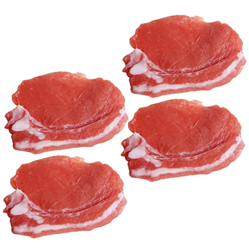 ifundom 4 Stück Schweinefleischimitat Rindertalg Zum Kochen Lebensmitteldekoration Wurst Schweinekruste Keto Schweineschwarte Künstliche Lebensmittel Requisiten Metzger ifundom 4 Stück Schweinefleischimitat Rindertalg Zum Kochen Lebensmitteldekoration Wurst Schweinekruste Keto Schweineschwarte Künstliche Lebensmittel Requisiten Metzger von ifundom