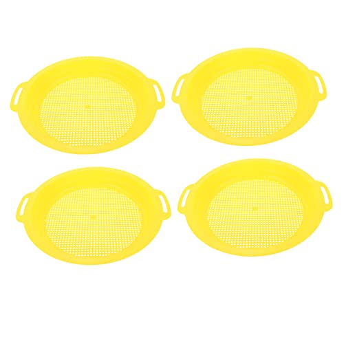 ifundom 4 Stück Strand- -Bildschirm Outdoor draußen Beach Accessories Sandkastenspielzeug strandzuberhör Sandspielzeug Sandsieb pp ifundom 4 Stück Strand- -Bildschirm Outdoor draußen Beach Accessories Sandkastenspielzeug strandzuberhör Sandspielzeug Sandsieb pp von ifundom