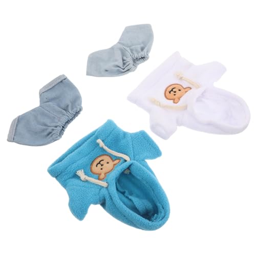 ifundom 4 Stück Teiliges Bear Hoodie und Jeans aus Baumwolle für Plüschtiere Weiche Langlebige Kleidung für Kleine Kuscheltiere DIY Outfit zum Anziehen und Individualisieren ifundom 4 Stück Teiliges Bear Hoodie und Jeans aus Baumwolle für Plüschtiere Weiche Langlebige Kleidung für Kleine Kuscheltiere DIY Outfit zum Anziehen und Individualisieren von ifundom