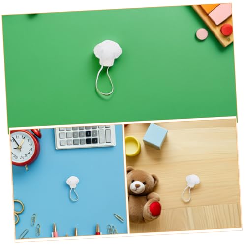 ifundom 4 Stück Teiliges Kleine Weiße Kochmützen für Puppen Mini Bäckerhüte aus Stoff Langlebige Puppenaccessoires für Rollenspiele Bastelprojekte und Puppenhausdekorationen von ifundom