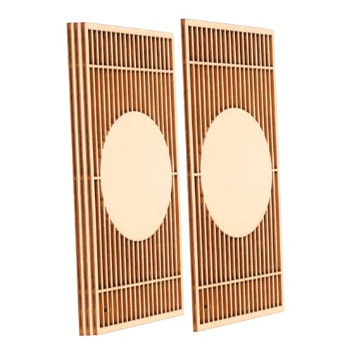 ifundom 4stücke Mini-bildschirmmodell Aus Holz Sandtisch-mini-Bildschirm Desktop-bildschirmmodell Spielzeug-bildschirmdekor Dekoratives Bildschirmdekor Mini-Haus-Bildschirm Für von ifundom