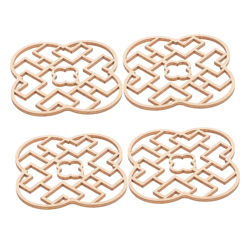 ifundom 4 Stück Teiliges Miniatur Holzfenster Chinesischer Architekturstil Detailgetreu Für Puppenhaus Modellbau DIY Basteln Zubehör ifundom 4 Stück Teiliges Miniatur Holzfenster Chinesischer Architekturstil Detailgetreu Für Puppenhaus Modellbau DIY Basteln Zubehör von ifundom