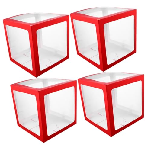 ifundom 4 Stück Teiliges Party Luftballonbox Transparente Dekorationsboxen für Geburtstag Hochzeit Foto Requisiten für Unvergessliche Feierlichkeiten ifundom 4 Stück Teiliges Party Luftballonbox Transparente Dekorationsboxen für Geburtstag Hochzeit Foto Requisiten für Unvergessliche Feierlichkeiten von ifundom