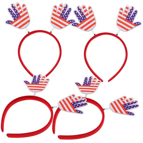 ifundom 4 Stück Unabhängigkeitstag Stirnband Stolz Stirnband Perlenstirnbänder Für Frauen Patriotische Haarreifen Breite Haarbänder Für Damen Partydekorationen Frauen Stirnbänder Gefühlt ifundom 4 Stück Unabhängigkeitstag Stirnband Stolz Stirnband Perlenstirnbänder Für Frauen Patriotische Haarreifen Breite Haarbänder Für Damen Partydekorationen Frauen Stirnbänder Gefühlt von ifundom