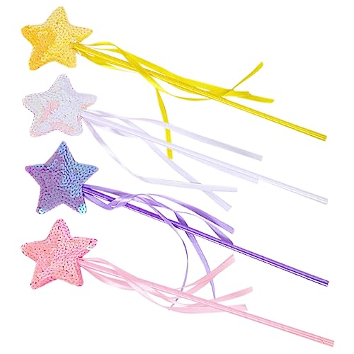 ifundom Hübsche Feenstäbe Aus PVC 4 Stück Glitzernde Sternstäbe Für Jungen- Und Mädchenpartys Und Bastelaktivitäten ifundom Hübsche Feenstäbe Aus PVC 4 Stück Glitzernde Sternstäbe Für Jungen- Und Mädchenpartys Und Bastelaktivitäten von ifundom