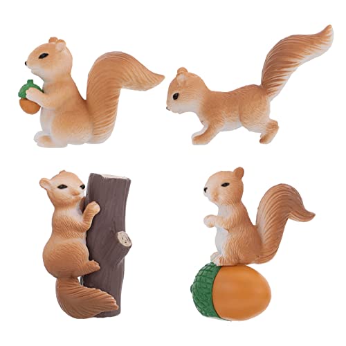 ifundom 4pcs Mini Tier Eichhörnchen Spielzeug Jungen Und Mädchen Spielzeug Kreative Eichhörnchen Spielzeug ifundom 4pcs Mini Tier Eichhörnchen Spielzeug Jungen Und Mädchen Spielzeug Kreative Eichhörnchen Spielzeug von ifundom