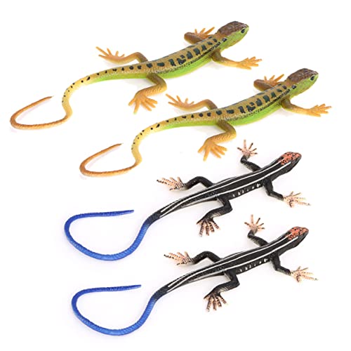 ifundom 4 Stück künstliche kinderspielzeug Tierfigurine Animal Figures gartendekofiguren Children Toys Eidechsenfiguren Desktop-Eidechsendekoration Plastik ifundom 4 Stück künstliche kinderspielzeug Tierfigurine Animal Figures gartendekofiguren Children Toys Eidechsenfiguren Desktop-Eidechsendekoration Plastik von ifundom