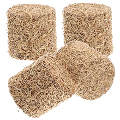 ifundom 4 Stücke Decor Stroh Ballen Miniatur Garten Zubehör Outdoor Szene ifundom 4 Stücke Decor Stroh Ballen Miniatur Garten Zubehör Outdoor Szene von ifundom