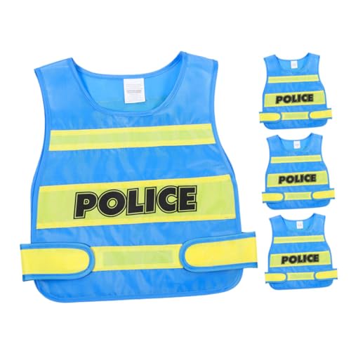 ifundom 4 Teiliges Polizeikostüm Für Polizeiweste Halloween Cosplay Zubehör Cosplay Outfits Berufs Ankleide Outfit Für Partys Rollenspiele von ifundom
