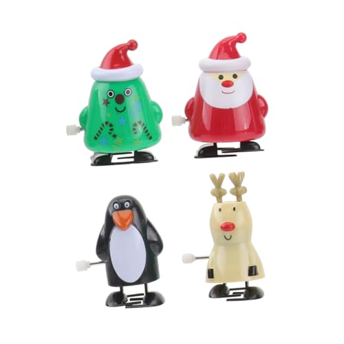 ifundom 4 Teiliges Weihnachts Aufziehspielzeug Outdoor Weihnachtsstrumpf Kinderspielzeug Autospielzeug Weihnachtsdekoration Spielzeugautos Weihnachtskind von ifundom