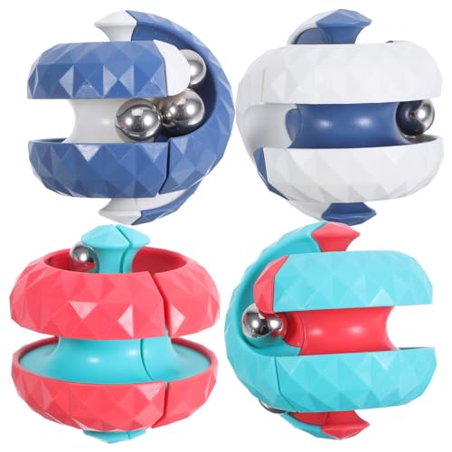 ifundom 4-teiliges kreatives sensorisches Zappelspielzeug mit Perlen, Intelligenz-Puzzleball für Kinder und Erwachsene, Klassenzimmer und Geburtstagsfeiergeschenk von ifundom