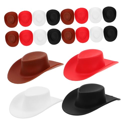 ifundom 40 Stück Mini Cowboyhüte Kunststoff Western Hüte für Puppen Bastelprojekte und Partys Vielseitige Dekoration für Puppenhaus für Kreative Spielideen und Thematische Anlässe ifundom 40 Stück Mini Cowboyhüte Kunststoff Western Hüte für Puppen Bastelprojekte und Partys Vielseitige Dekoration für Puppenhaus für Kreative Spielideen und Thematische Anlässe von ifundom