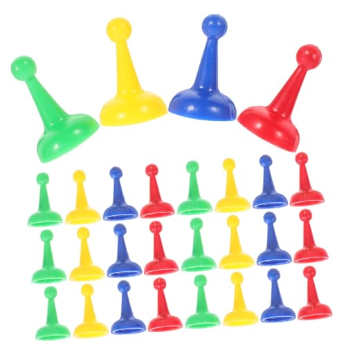 ifundom 40 Stück Spielsteine Spielsteine ​​Für Tisch Kinderschach Turnier Spielzubehör Spielkomponenten Brettspielzubehör Brettspiele Spielfiguren Spielmarken Spielfiguren Aus von ifundom