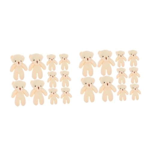 ifundom 40 Stück Teiliges Mini Bär Deko Weiche Kleine Stoffbären Tragbare DIY Schlüsselanhänger Realistische Mini Bär Figuren Verschleißfest für Rucksack Handtasche und Bastelprojekte ifundom 40 Stück Teiliges Mini Bär Deko Weiche Kleine Stoffbären Tragbare DIY Schlüsselanhänger Realistische Mini Bär Figuren Verschleißfest für Rucksack Handtasche und Bastelprojekte von ifundom