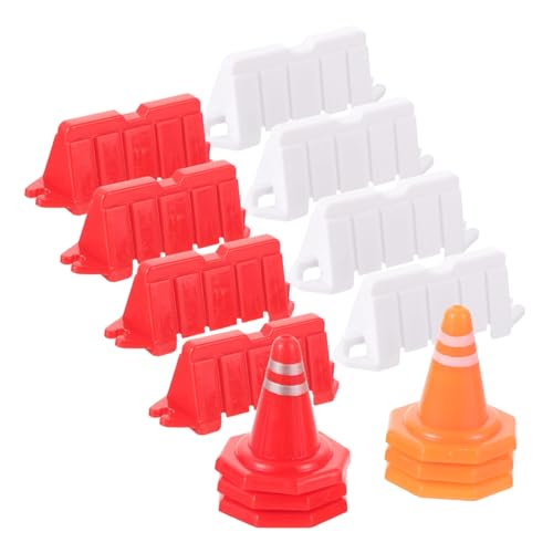 ifundom 40 Stück Teiliges Mini verkehrszeichen spielset aus Rotem und Orangefarbenem PP mit Weißen und Roten Wasserbarrieren Kindersicheres Baustellen Verkehrsschild Verkehrs ifundom 40 Stück Teiliges Mini verkehrszeichen spielset aus Rotem und Orangefarbenem PP mit Weißen und Roten Wasserbarrieren Kindersicheres Baustellen Verkehrsschild Verkehrs von ifundom