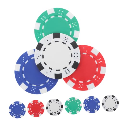 ifundom Pokerspielchips Runde Aus Kunststoff Markierungen Für Spiele Lernen Zählen von ifundom