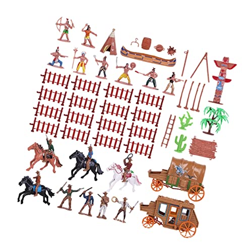 ifundom Pferdekutschen-Modell-Set 43-teilig Realistische Simulationsfiguren Für Miniatur-hausdekoration Lernspielzeug ifundom Pferdekutschen-Modell-Set 43-teilig Realistische Simulationsfiguren Für Miniatur-hausdekoration Lernspielzeug von ifundom