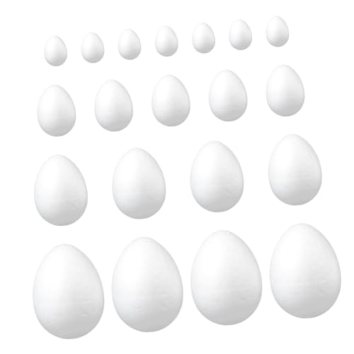 ifundom 45 Stück Schaumeier Schmucklos Schmücken Eier Aus Polystyrol Kleinkinder Schaumkugeln Geformt Fälschung Party Gefälscht Vor Basteln Handwerkliche Form Künstlich Weiß ifundom 45 Stück Schaumeier Schmucklos Schmücken Eier Aus Polystyrol Kleinkinder Schaumkugeln Geformt Fälschung Party Gefälscht Vor Basteln Handwerkliche Form Künstlich Weiß von ifundom